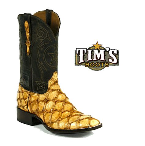 Pirarucu Boots, Fish Scale Boots .